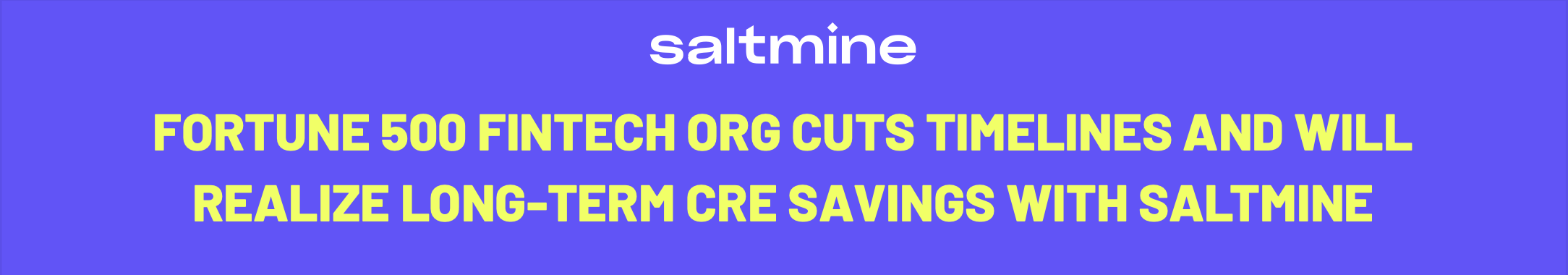 Saltmine webinar