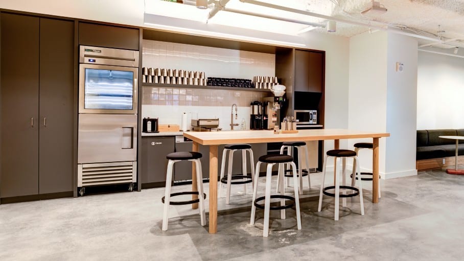 Modern office kitchen